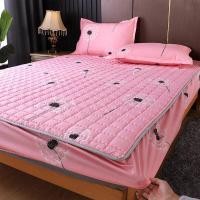 ราคา ผ้าปูเตียงขนาดควีนไซส์ผ้าคลุมที่นอนผ้าปูที่นอนพอดีเป็นมิตรกับผิวแบบหนาผ้าปูเตียงขนาดคิงไซส์นุ่มต้านเชื้อแบคทีเรีย (18911518870)