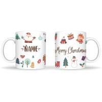 ราคา HappyLife Christmas Mug แก้วเซรามิค พร้อมที่จับ ลายคริสต์มาส แก้วสกรีน แก้วกาแฟ เหมาะเป็นของขวัญ ของที่ระลึก (16948884426)