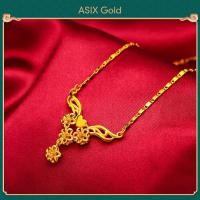 ราคา ASIX GOLD สร้อยคอทองคำแท้ สร้อยคอจี้ ทอง 24K การประกันคุณภาพ ไม่ดำ ไม่ลอก จี้ต่างๆ 8 สไตล์ จี้ดอกไม้ จี้โบว์ จี้หัวใจ ของขวัญที่ดีที่สุด (12344336388)