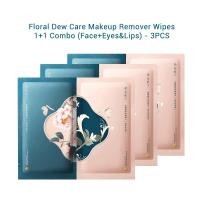 ราคา Florasis Floral Dew Care Makeup Remover Wipes 1 1 Combo Face Eyes Lips (19198625821)