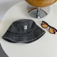 ราคา หมวกยีนส์ 3สี หมวกบักเก็ตยีนส์แท้ หมวกมินิมอล หมวกปัก R (18655252594)