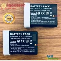 ราคา igo แพ็คคู่ 2 ชิ้น แบตเตอรี่กล้อง รหัสแบต EN EL14 EN EL14a Full Decoded แบตกล้อง นิคอน Nikon D5500 Nikon D5300 Nikon D5200 Nikon D5100 Nikon D3100 Nikon D3200 Nikon D3300 Nikon Df Nikon Coolpix P7100 