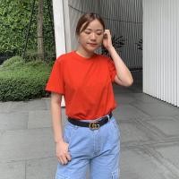 ราคา เสื้อยืดชายหญิงสีส้ม สีส้มอิฐ สีแดง ไซส์เล็กไซส์ใหญ่ S 4XL เสื้อยืดสีก้าวไกล เสื้อยืดคนอ้วน เสื้อยืดผ้านุ่ม (19232395015)