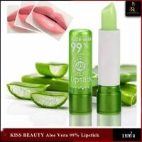 ราคา KISS BEAUTY Aloe Vera 99 Lipstick ลิปมันว่านหางจระเข้ 1แท่ง (12591469819)