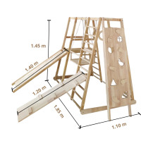 ราคา พร้อมส่ง 2 ชุด ชุดชิงช้าใหญ่กระดานสไลด์ สไลเดอร์ใหญ่ เครื่องเล่นปีนป่ายไม้ สไลเดอร์ไม้ ปีนป่ายสไลเดอร์เด็ก ยิม climbing Gym sliders (17740432277)