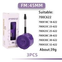 ราคา OFF 700C Bicycle Inner tube High pressure Resistant Ultra light Road bike TPU Tube 39g Puncture Resistant 700x18 32C FV45 65 85mm professional Spare tire (21046833650)