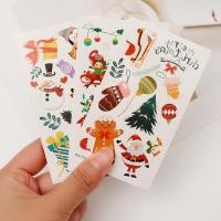 ราคา สติ๊กเกอร์เปล่งแสงคริสต์มาสสติกเกอร์รอยสักชั่วคราวสำหรับเด็กสติ๊กเกอร์ติดผนังลายการ์ตูนซานตาคลอสของตกแต่งงานปาร์ตี้คริสต์มาส (19647702112)