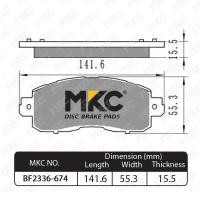 ราคา ผ้าเบรคหน้า หลัง NISSAN TEANA นิสสัน เทียน่า ทุกรุ่น J31J32L33 ปี 2001 2020 ผ้าเบรค MKC (15414134191)