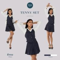 ราคา ? ? ? ? ? ? ? ? ? ? ? Tenny set เสื้อคล้องคอ กระโปรงเทนนิส เนื้อผ้าป๊อกกี้ลายริ้ว ไอเทมใหม่ ที่สาวๆห้ามพลาด (21252802377)