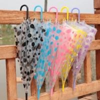 ราคา ร่มยาวลายจุด ร่มกันฝน แบบใส ร่มใสสีรุ้ง Colorful ร่มคุณภาพดี พกพาสะดวก มือจับทนทานต่อการใช้งาน (21125851981)