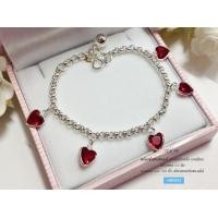 ราคา สร้อยข้อมือเงินแท้สำหรับเด็ก ห้อยตุ้งติ้งพลอยสี (13333112099)