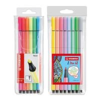 ราคา STABILO Pen 68 ปากกา ปากกาสีหมึกน้ำ Fibre Tip Pen Neon Set Pastel Set จำนวน 14 ด้าม (389638228)
