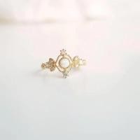 ราคา แหวนทองสำหรับผู้หญิงแหวนโอปอลธรรมชาติ T B ทองโบราณแหวนปิดทองอเนกประสงค์แหวนเพชรสำหรับแหวนแบบปรับขนาดได้ผู้หญิง (20357242308)