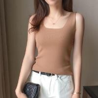 ราคา เสื้อกล้ามหญิง ผ้ายืดตามขนาดตัว เสื้อแขนกุด คอเหลี่ยม เสื้อกล้ามคอเหลี่ยม สไตล์เกาหลี เสื้อยืดแขนกุดผู้หญิง พร้อมส่งจากไทย (16523024177)