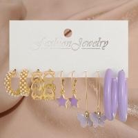 ราคา 17KM Pearl Twist Hoop ต่างหูชุดผีเสื้ออะคริลิค Dangle ต่างหูสำหรับผู้หญิงโลหะ Hollow Gold Plated ต่างหูการ์ตูน Jewelry (16914248062)