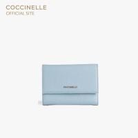 ราคา COCCINELLE กระเป๋าสตางค์ผู้หญิง รุ่น METALLIC สี MIST BLUE (21008298635)