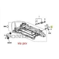 ราคา ท่อPCV CIVIC FC FK เครื่องยนต์1 5 turbo (19924472569)
