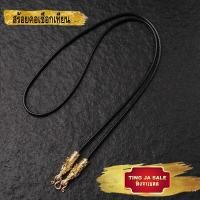 ราคา สร้อยพระ สร้อยคอเชือกร่ม สร้อยคอเชือกเทียน ยาว 24นิ้ว หัวสร้อยสแตนเลส หัวมังกร ประดับเพชร หัวสร้อยสแตนเลสแท้ งานเกรดพรีเมียม (17447688274)