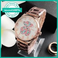 ราคา พร้อมกล่อง นาฬิกา TOUS ของแท้สำหรับเด็กผู้หญิงคุณภาพสูงเพชรหรูหราทองควอตซ์นาฬิกาข้อมือสตรีแฟชั่น Gift (9780699848)