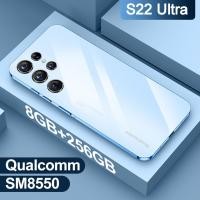 ราคา โทรศัพท์ราคาถูกสุดS22 Ultraสมาร์ทโฟน6 8นิ้ว8 256GBโทรศัพท์Androidกล้อง6000MAhแบตเตอรี่โทรเล่นเกมดูทีวีราคาถูกAi Patสมาร์ทโฟน (21158790021)