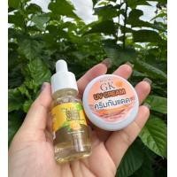 ราคา 1เเถม1 ครีมขมิ้นสดGK เซรั่มGK เเถม กันแดด ของเเท้100 (18798631375)