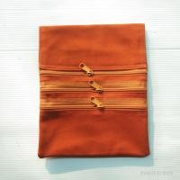 ราคา กระเป๋าจิงโจ้ คลาดเอว ผ้าโทเรหนา สีราชนิยม มี4ซิป ซิปใหญ่ ใส่สายซิปหัวซิปเบอร์5ข้างนอก3ซิป ข้างใน1ซิป กระเป๋าพระเณร ใส่เอกสาร ปัจจัย สมชายสังฆภัณฑ์ (6571330973)