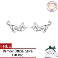 ราคา BAMOER ต่างหูตุ้มหู925เงินสเตอร์ลิงแท้สำหรับแมวตุ้มหูแฟชั่นสำหรับผู้หญิง SCE1630เครื่องประดับ (19477791906)