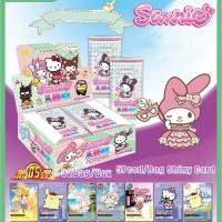 ราคา SANRIO Kuromi Hello Kitty การ์ดเกมสะสมลายการ์ตูน My Melody Cinnamoroll การ์ดสะสมของเล่นเด็กของขวัญคริสต์มาส (21170739880)