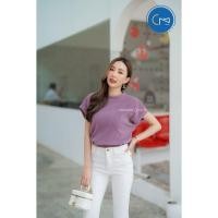 ราคา ป้ายแท้ My top เสื้ออัด พลีทคอปีน ทรงแขนล้ำ H22 CARDIGAN NISTA (19676613184)