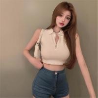 ราคา พร้อมส่ง เสื้อโชว์หลัง เสื้อไหมพรมคล้องคอ เสื้อกั๊กรัดรูป เสื้อโชว์หลัง คล้องคอแบบผูก ลุคเซ็กซี่ (15363652791)