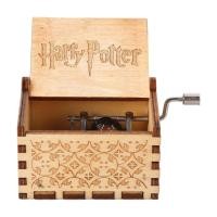 ราคา Harry Potter กล่องดนตรีไม้แกะสลักกล่องดนตรีของเล่นที่น่าสนใจ ของขวัญวันเกิดกล่องดนตรีมือหมุนสไตล์เรโทร (13574701291)