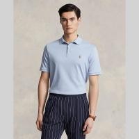 ราคา Polo Ralph Lauren เสื้อโปโลผู้ชาย Polo Custom Slim Fit Soft Cotton Polo Shirt รุ่น MNPOKNI1N822423 สีฟ้า (20730249647)