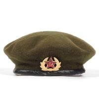 ราคา New High Quality Wool Russian Army Berets for Men Women National Emblem Beret Hat Adult Adjustable Hat Caps Bone Garros (13227548254)
