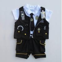 ราคา Brooklyn Brighton UK Police ชุดตำรวจอังกฤษสีดำ เด็กผู้ชายและเด็กผู้หญิง (20658090214)