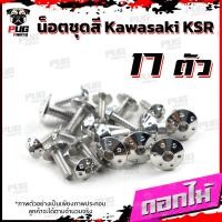 ราคา น็อตชุดสีKSR 1ชุด 17 ตัว น็อตชุดสีเคเอสอาร์ น็อตKSR น๊อตเอเอสอาร์ น็อตเฟรมKSR น๊อตเฟรมเคเอสอาร์ น็อสแตนเลส KSR (16211102626)