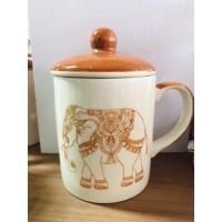 ราคา แก้วกาแฟ แก้วน้ำ แแก้วฝาปิด แก้วลายช้างสวย แก้วเครื่องดื่ม หรูหราสไตล์ล้านนา แก้วสวยๆ แก้วชา แก้ววินเทจ แก้วราคาถูก (12639115943)