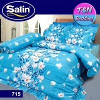ราคา TeeBed Satin ชุดผ้าปู 6 ฟุต 5 ชิ้น ไม่รวมผ้านวม ซาติน ลาย D107 D110 D58 715 Satin2018 (18287981706)