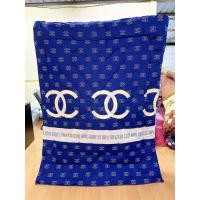 ราคา ผ้าห่มนวมเนื้อผ้าคอนเเท้ ห่มอุ่มนุ่มสาย หนาถึง 2 นิ้ว Chanel น้ำเงิน (6509684182)