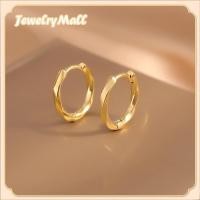 ราคา ต่างหูทองคำแท้96 ทอง 0 6 กรัม แท้ ต่างหูแหวน Möbius cyclic ต่างหูทองไม่ดำต่างหูห่วง (20692198868)