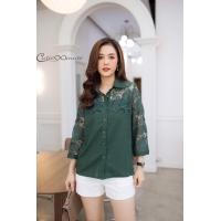 ราคา เสื้อลินินเกรดพรีเมี่ยม เนื้อผ้าขึ้นลาย เนื้อผ้ามีความนุ่ม ผ้าดีมากค่ะ อก ฟรีไซส์ 44 Cutie Minute (20213935243)