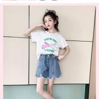ราคา MEMAXK กางเกงขาสั้นเดนิมสาว กางเกงขาสั้นเดนิมลูกไม้หลุดลุ่ย กางเกงยีนส์ขาสั้นแต่งโซ่สุดเก๋ กางเกงขาสั้นเดนิมเด็กโต กางเกงขาสั้นเด็กผู้หญิง (19724963417)
