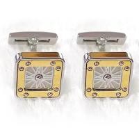 ราคา MAS หรูหราที่มีคุณภาพสูง CT สแควร์นาฬิกาสี่สีข้อมือลิงค์รายละเอียดธุรกิจสูทเสื้อกระดุมข้อมือคลาสสิกปุ่มกล่องชุด (20576347088)