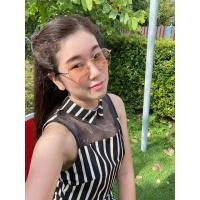 ราคา แว่นตากันแดด แว่นกันแดด ทรงหยดน้ำ แว่นชิคๆ เลนส์สีน้ำตาลอ่อน กัน UVA และ UVB ใส่ได้ทั้งผู้หญิงผู้ชาย แถมฟรี ซองใส่แว่นพร้อมผ้าเช็ดเลนส (4185316635)
