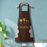 ราคา ผ้ากันเปื้อนกระเป๋ามีซิป ผ้ากันน้ำ Cooking Apronผ้ากันเปื้อนกันน้ำ กระเป๋าหน้ามีซิป พร้อมผ้าเช็ดมือ ผ้ากันเปื้อน (13681055383)
