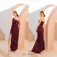 ราคา Redcarpetbkk รุ่น Margus Dress เดรสยาว ชุดราตรี ชุดออกงาน ชุดเพื่อนเจ้าสาว เดรสไปงานแต่ง เดรสไหล่เฉียง เดรสไหล่เดียว สายเปียถัก (17461706768)