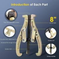 ราคา สามขา ตัวดูดลูกปืน 3ขา ชุบแข็ง 46810 นิ้ว Horse shoe สามขาดูดลูกปืน เหล็กดูดลูกปืน ตัวดูดเฟือง ตัวดูดมู่เล่ ตัวดูดลูกปืนทุ่ (20402137286)