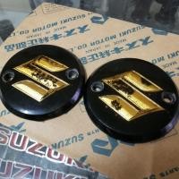 ราคา โลโก้ ข้างถังน้ำมัน แท้ใหม่ Suzuki K125 m1 A100 m1 T20 T200 A50 B100 B105 1คู่ (15151592668)