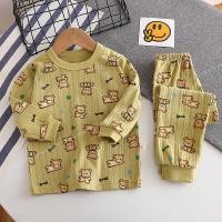 ราคา ชุดนอนแขนยาวขายาว ชุดกันหนาวเด็ก ผ้าฝ้าย ลายการ์ตูน อายุ6เดือน 3ปี (20085171209)