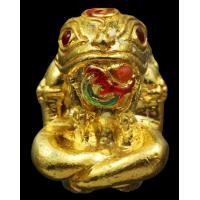 ราคา กบกินเดือน รุ่นแรก เนื้อกะไหล่ทองลงยาหลังดำ พระอาจารย์อูวิจิ่งต่า หลานแท้ๆครูบาออ สนส พระธาตุดอยจอมแวะ เชียงใหม่ มีเลขโค้ดกำกั (17327996526)