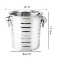 ราคา ถังแช่ไวน์ MH 017 สแตนเลส ถังแช่เหล้า ถังแช่เครื่องดื่ม ถังใส่น้ำแข็ง มีหูหิ้ว ถังสแตนเลส (14879664662)